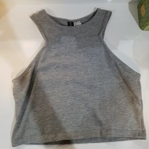 Grey H&M Crop Top